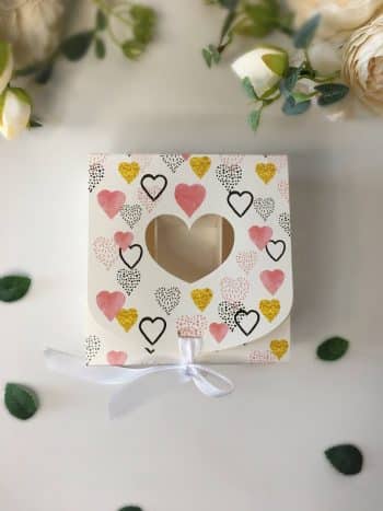 Упаковка под 9 конфет/подарок "Разноцветные сердечки" — изображение 3